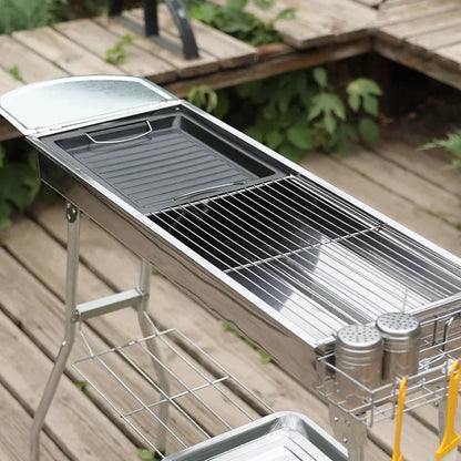 Portable Folding Charcoal Grill