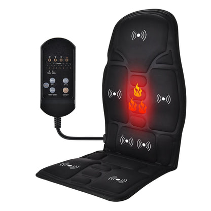 Massage Cushion Electric Heating Vibrating Back Relief Pad