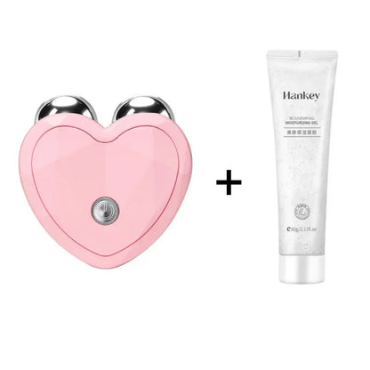Microcurrent Face Lifting Roller with EMS Mini Beauty Device