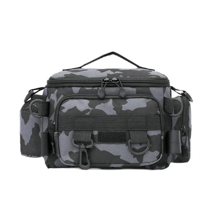 Fishing Gear Shoulder Bag with Nylon Rod Holder