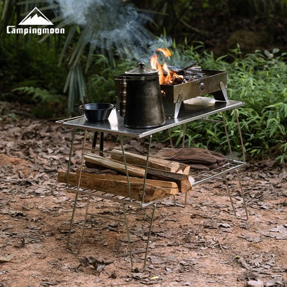Camping Table Folding with Stainless IGT Board