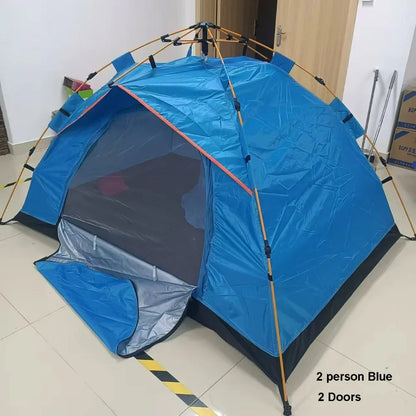 Automatic Camping Tent with Portable 3–4 Person