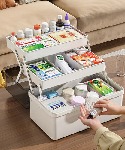 Medicine Box Large Capacity Portable First Aid Organizer