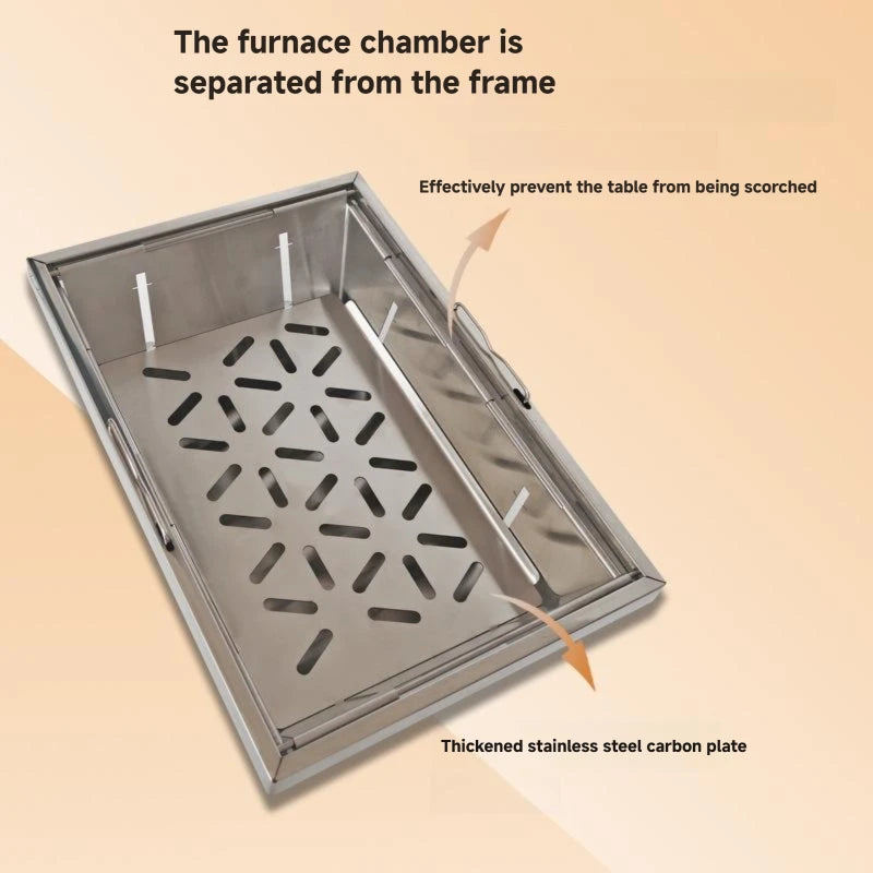 Portable Folding Charcoal Grill