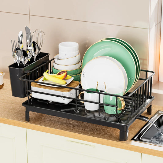 Kitchen Rack Multifunction Metal Black