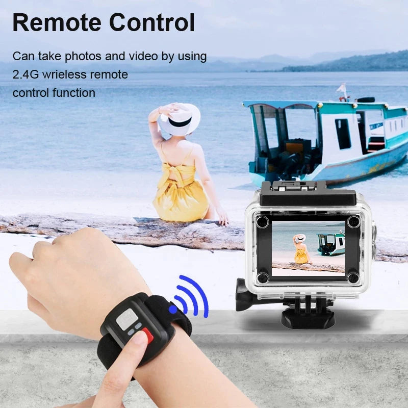 4K Ultra HD Action Camera Waterproof