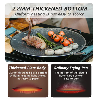 Camping Non Stick Folding Grill Pan
