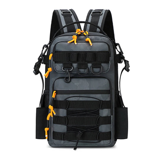 Fishing Lure Backpack with Tactical Rod Holder