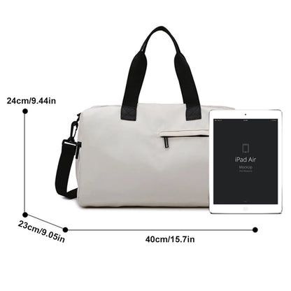 Gym Duffle Bag with Waterproof with Shoe Compartment