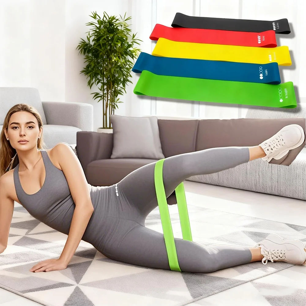 5-Level Resistance Workout Bands Set