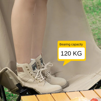 Camping Chair Folding with Beach Side Pocket