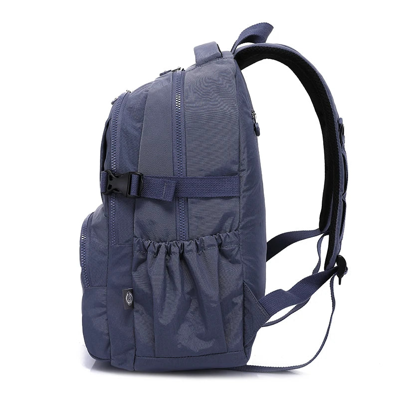 Backpack with Nylon Waterproof Blue