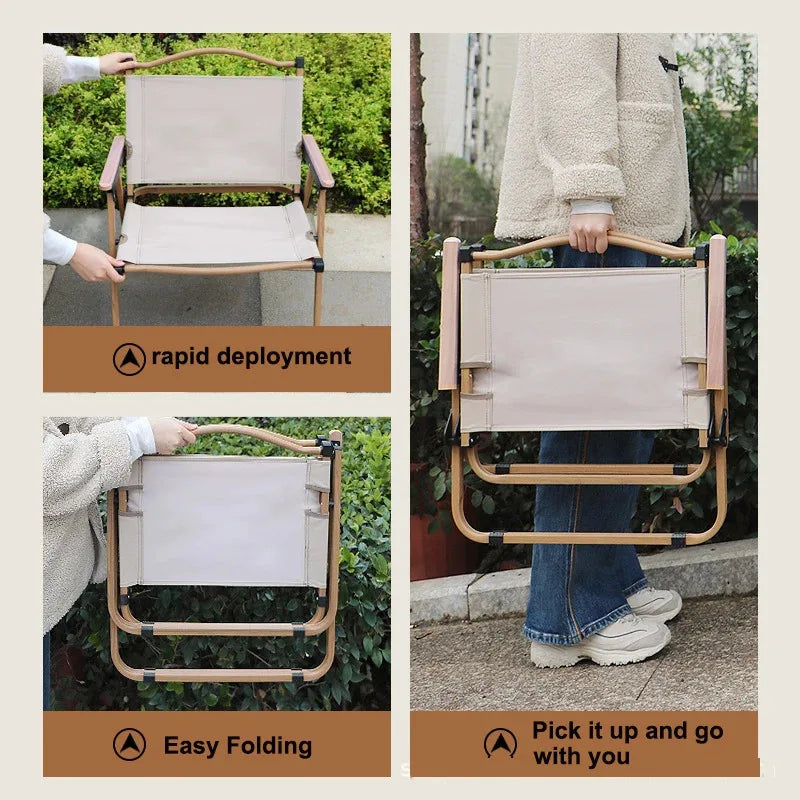 Outdoor Folding Chair for Portable Picnic Seat