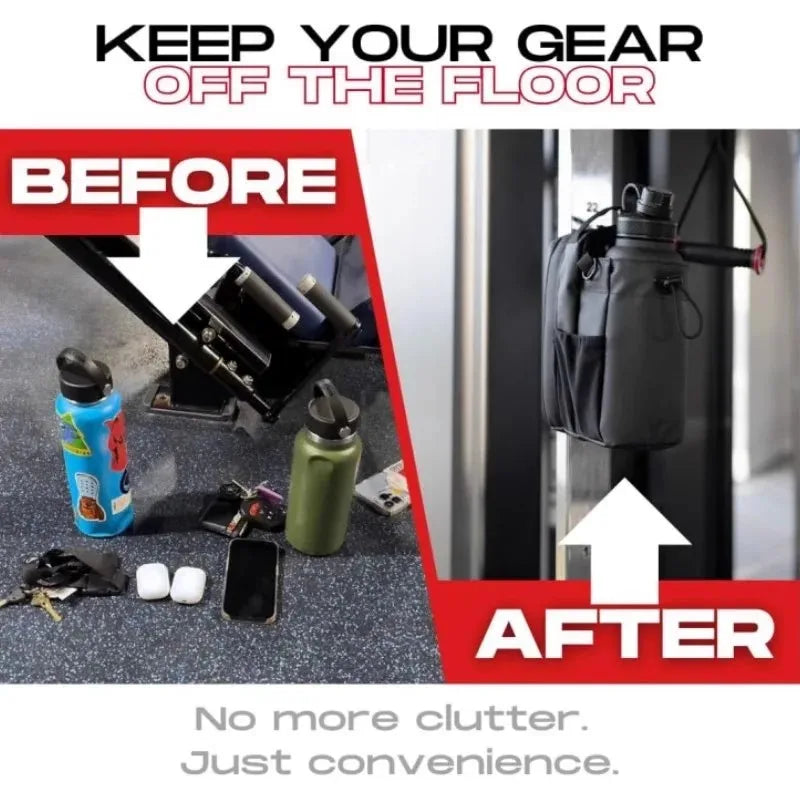 Magnetic Gym Bag with Organizer Pocket