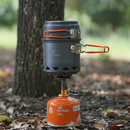 Cooking Pot Set Portable Aluminum Alloy Camping Foldable