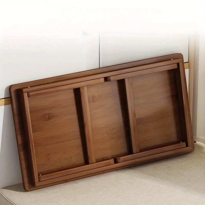Coffee Table Bamboo Top Foldable Wooden