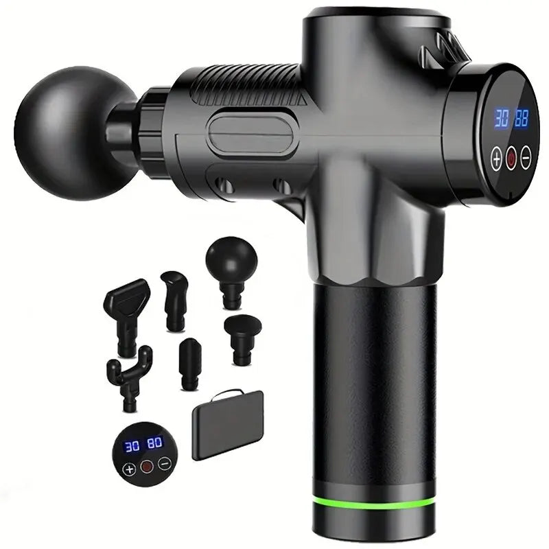 Gun Massager with Electric 30-Level Muscle