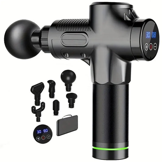 Gun Massager with Electric 30-Level Muscle