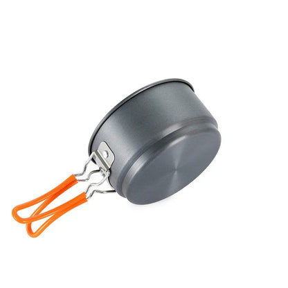 Cooking Pot Set Portable Aluminum Alloy Camping Foldable