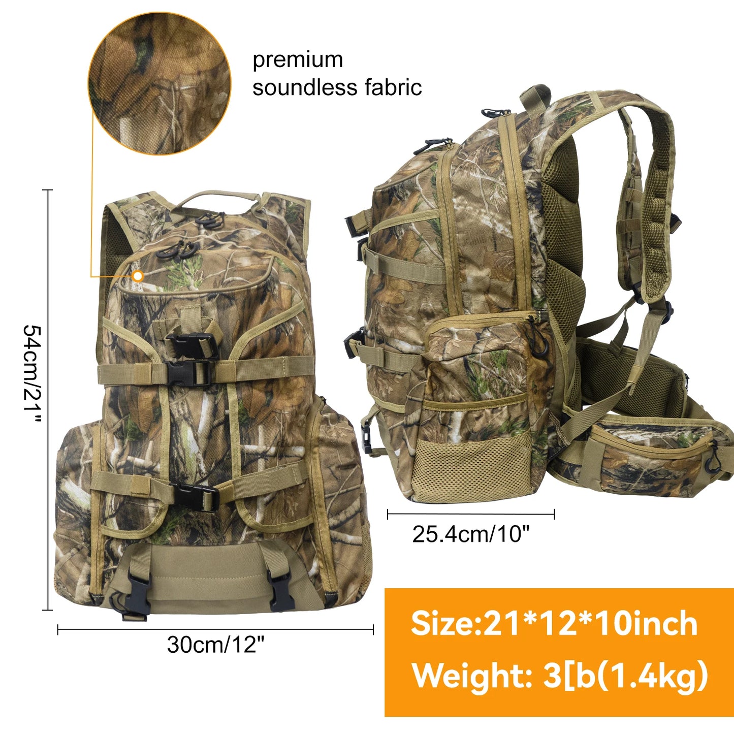 Hunting Backpack with Rifle Holder