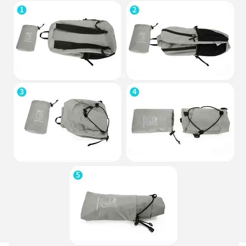 Foldable Backpack with 20L Lightweight Waterproof