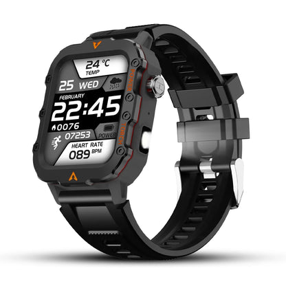 Sports Smart Watch with Bluetooth Call and LED Flashlight