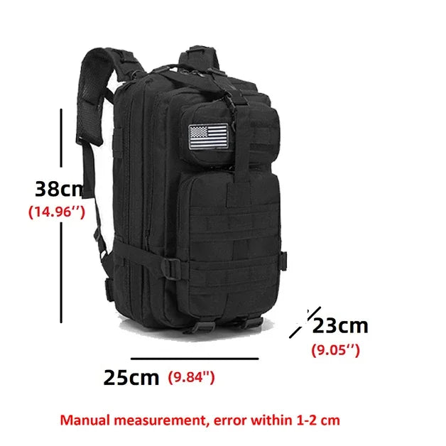 Tactical Backpack with 25L Waterproof