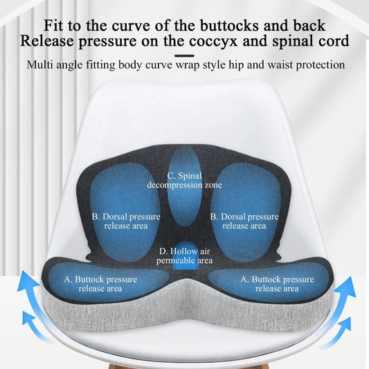 Lumbar Pillow Memory Foam Seat Support
