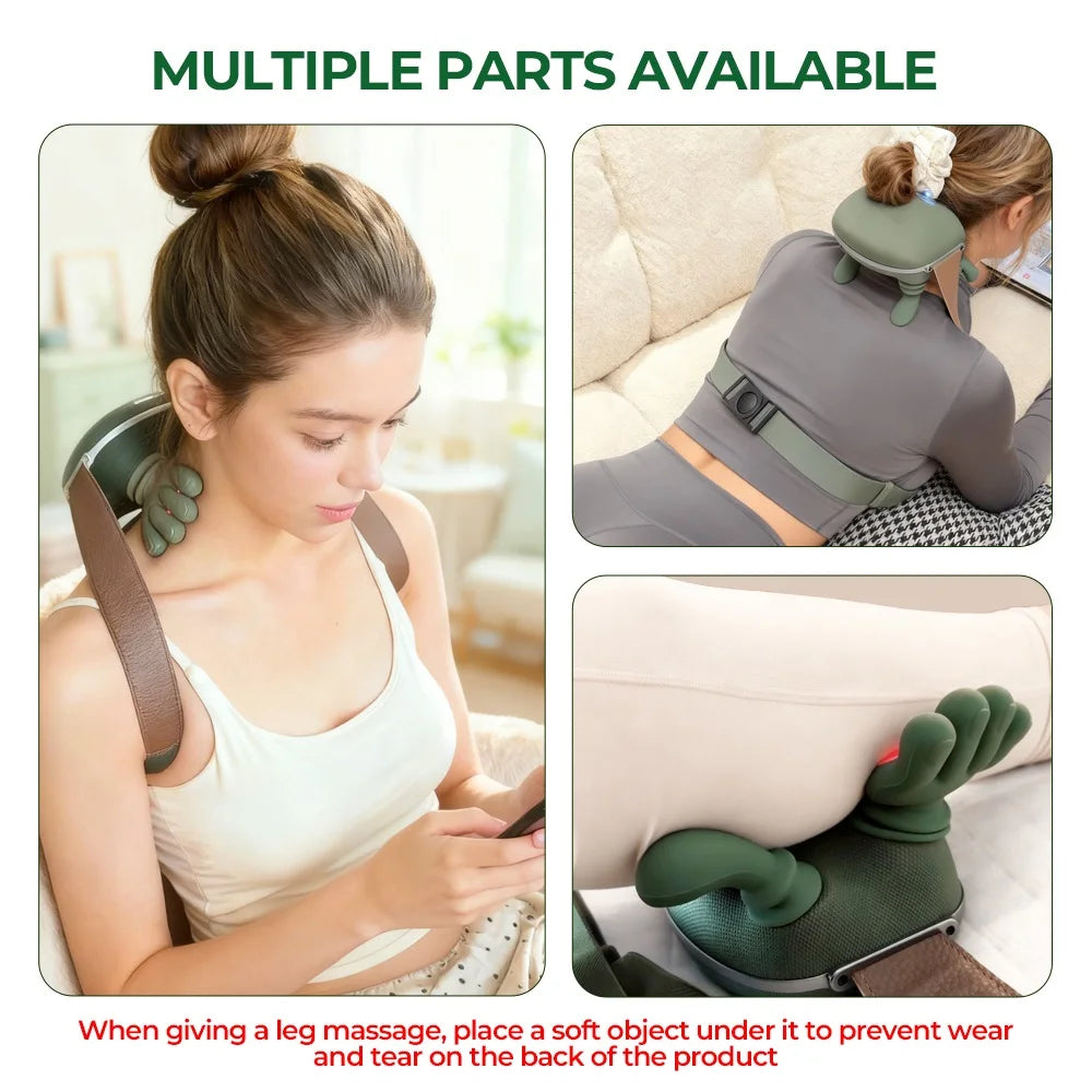 Neck Massager with Bionic Finger Wireless Kneading