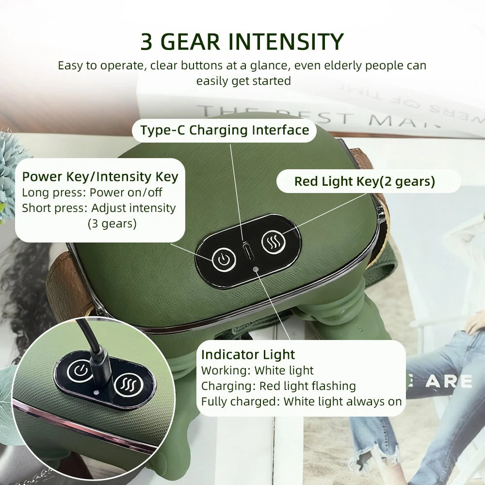 Neck Massager with Bionic Finger Wireless Kneading