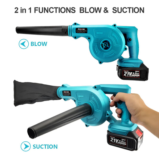 Blower Vacuum Cordless Electric 21V 2-in-1 High Pressure