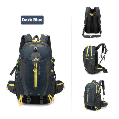 Travel Backpack with 40L Water Resistant Hiking
