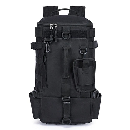 Tactical Fishing Backpack with Rod Holder & Tackle Storage