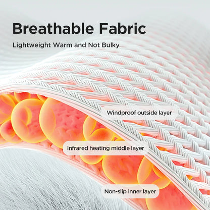 Ankle Massager with Electric Vibration Heating Foot Support