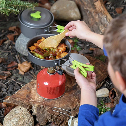 Aluminum Portable Camping Cookware Set