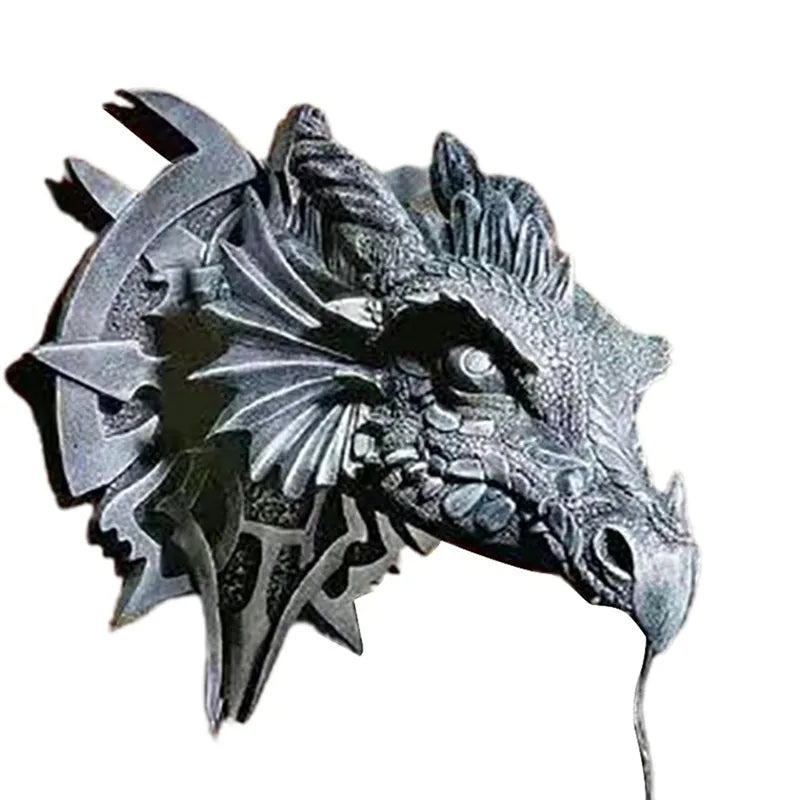 Dragon Lantern Industrial Resin Hanging LED Lamp