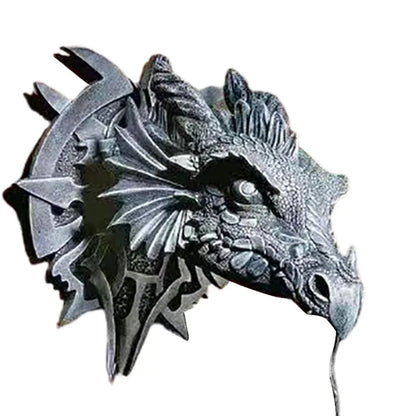 Dragon Lantern Industrial Resin Hanging LED Lamp