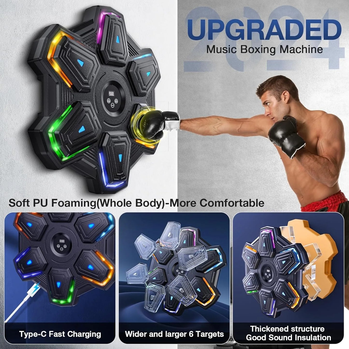 Boxing Machine Wall-Mounted Trainer