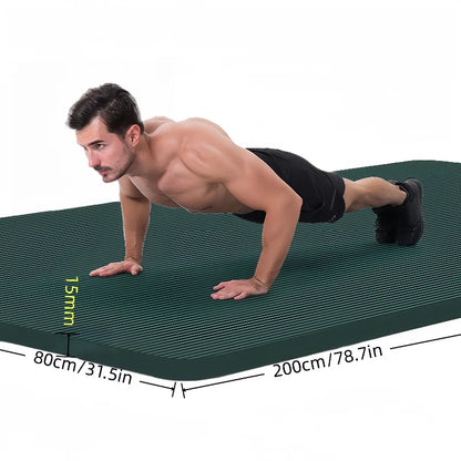 High Density Anti-Slip Yoga Mat 15mm