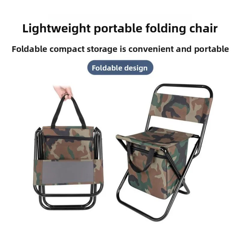 Outdoor Camping Chair with Storage