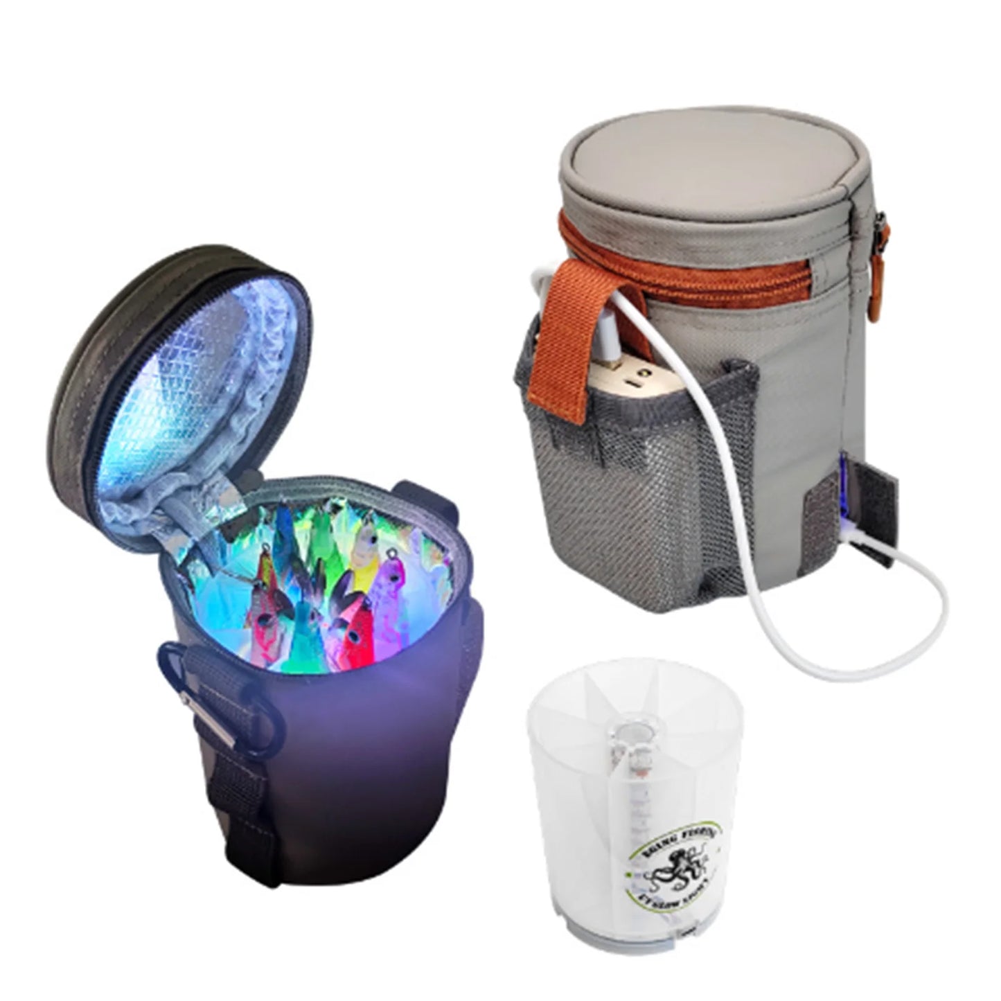 Fishing Bag with UV Glow Light