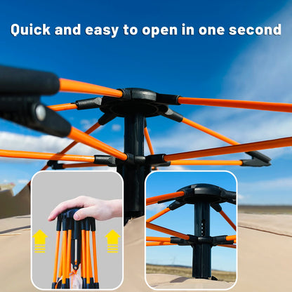 Tent Automatic Outdoor Quick-Opening 4-Person Waterproof Shelter
