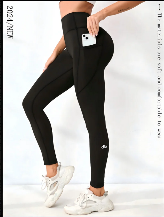 New High Waist Long Yoga Leggings for Women, Naked Feeling Seamless Butt Lift Workout Pants, Quick Dry Breathable Fitness Tights