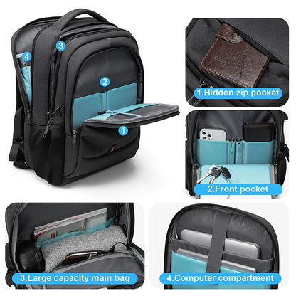 Waterproof Laptop Backpack with USB Port