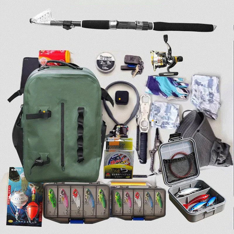 Fishing Backpack with Tackle Storage