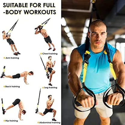 Adjustable Suspension Resistance Training Belt Set