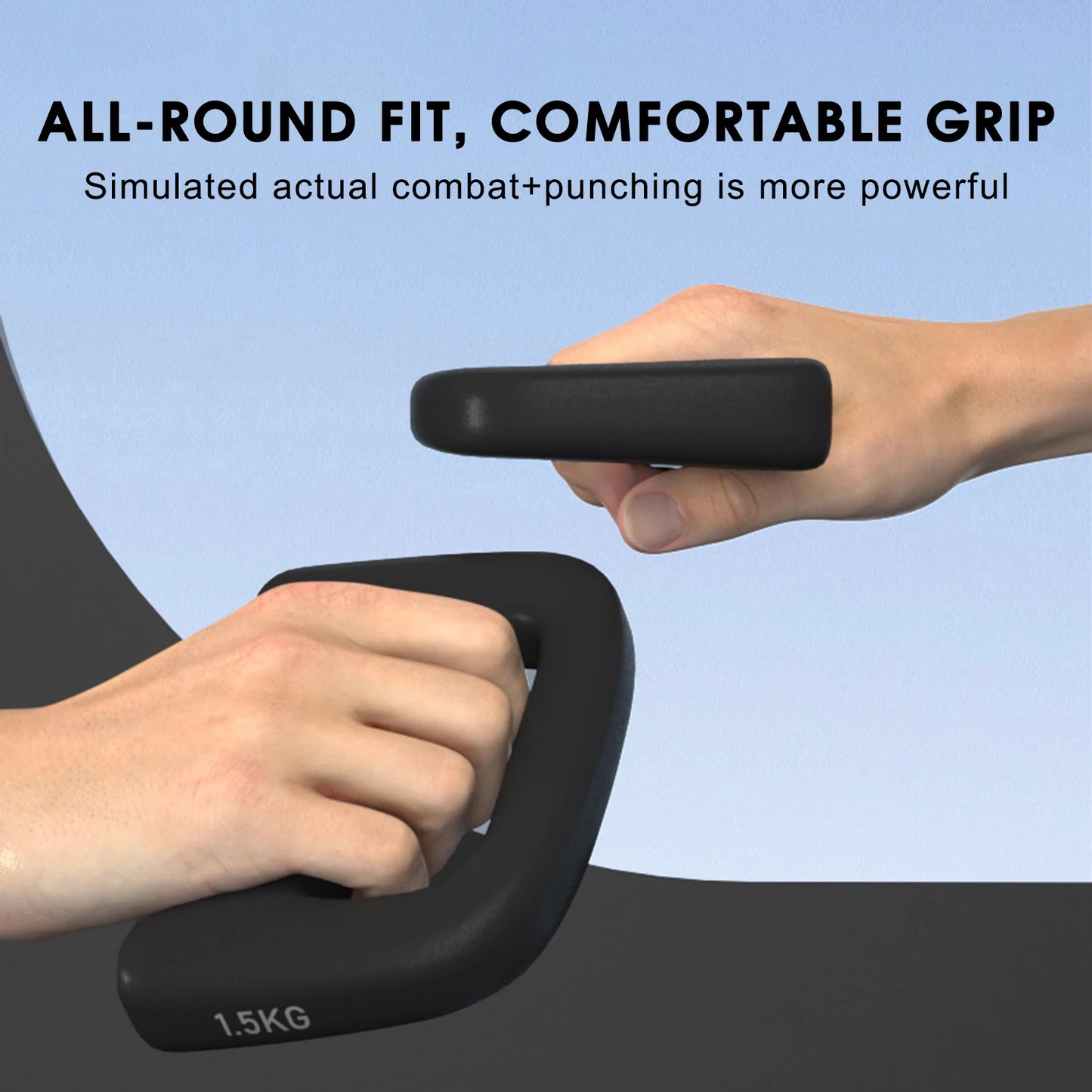 Dumbbell Portable D-Shape Boxing Fitness Weight