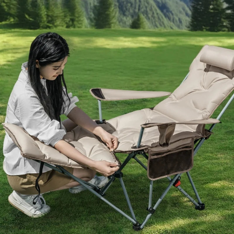Adjustable Recliner Camping Folding Chair