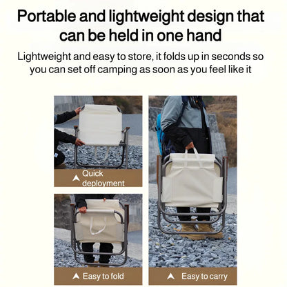 Outdoor Portable Aluminum Folding Chair