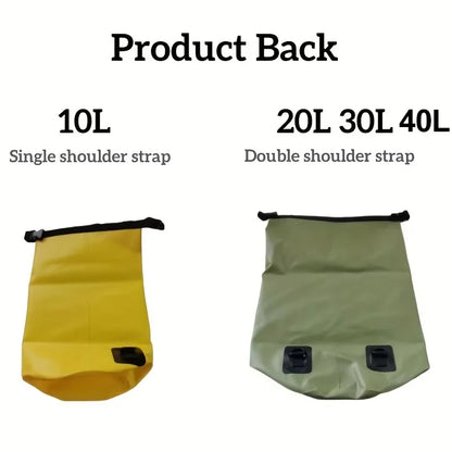 Dry Bag with Waterproof PVC Roll Top for Swimming